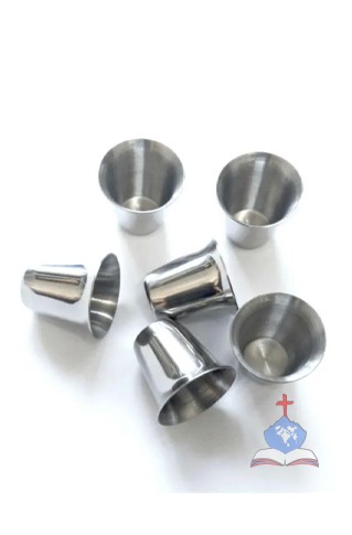 Holy Communion Cups, Stainless Steel, Pack of 50 Cups