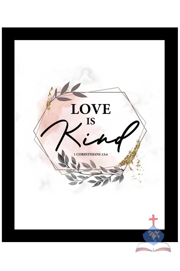 Love is Patient, Kind, Never Fails-Christian Wall Art Set:1 Corinthians 13
