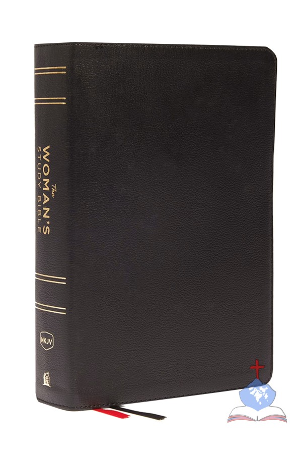 NKJV Woman's Study Bible, Black Genuine Leather